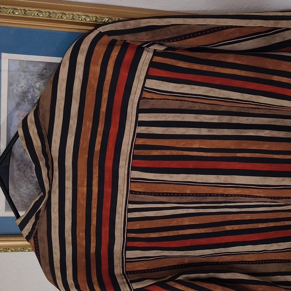 Vintage Contemporary Long Sleeve Button-Up Shirt Size Large Career Scandinavian - Picture 9 of 11